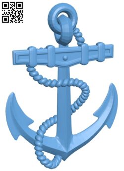 Anchor T0003052 download free stl files 3d model for CNC wood carving