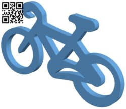Bicycle keychain H010756 file stl free download 3D Model for CNC and 3d printer