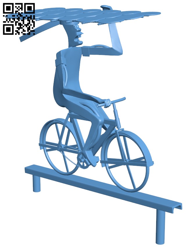 Bike H010757 file stl free download 3D Model for CNC and 3d printer