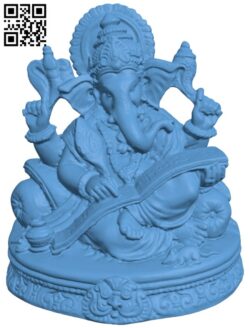 Buddhividhata Ganesh – God of Knowledge H010761 file stl free download 3D Model for CNC and 3d printer