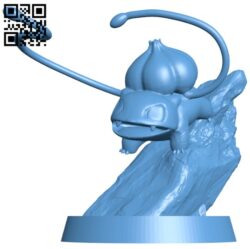 Bulbasaur – Pokemon H010674 file stl free download 3D Model for CNC and 3d printer