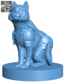 Cat in Armor H010675 file stl free download 3D Model for CNC and 3d printer