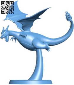 Mega Charizard X STL