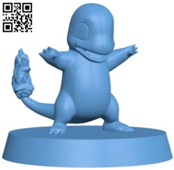 Charmander H010902 file stl free download 3D Model for CNC and 3d printer