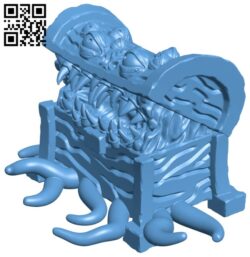 Chest Mimic – Grand Library Collection H010852 file stl free download 3D Model for CNC and 3d printer