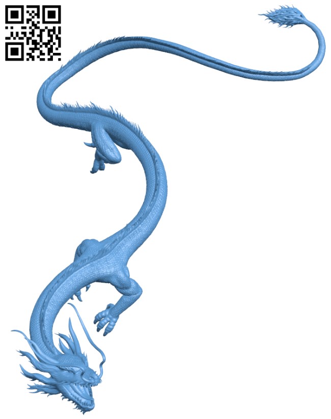 Chinese Dragon H010676 file stl free download 3D Model for CNC and 3d printer