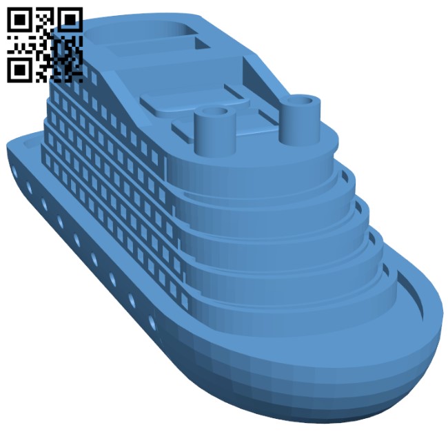 Cruise ship H010658 file stl free download 3D Model for CNC and 3d printer