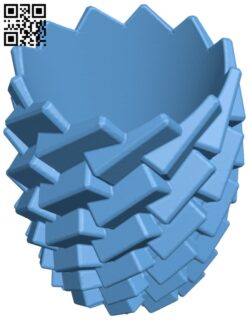 Cubey pot H010659 file stl free download 3D Model for CNC and 3d printer