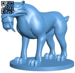 Diego – Ice Age H010922 file stl free download 3D Model for CNC and 3d printer