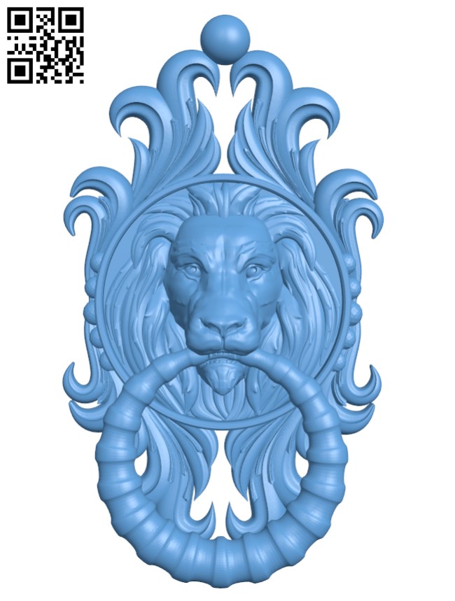 Door knob T0003133 download free stl files 3d model for CNC wood carving