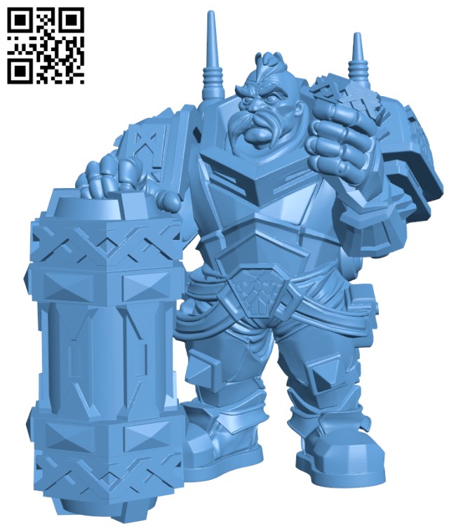 Dwarf Prospector H010696 file stl free download 3D Model for CNC and 3d printer