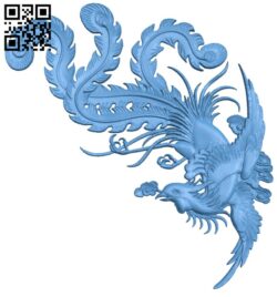 Fire phoenix T0003091 download free stl files 3d model for CNC wood carving
