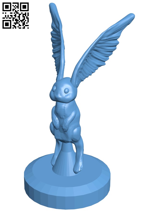 Flying Bunny H010802 file stl free download 3D Model for CNC and 3d printer
