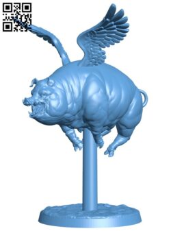 Flying Pig H010805 file stl free download 3D Model for CNC and 3d printer