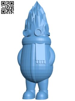 Freezed Character H010910 file stl free download 3D Model for CNC and 3d printer