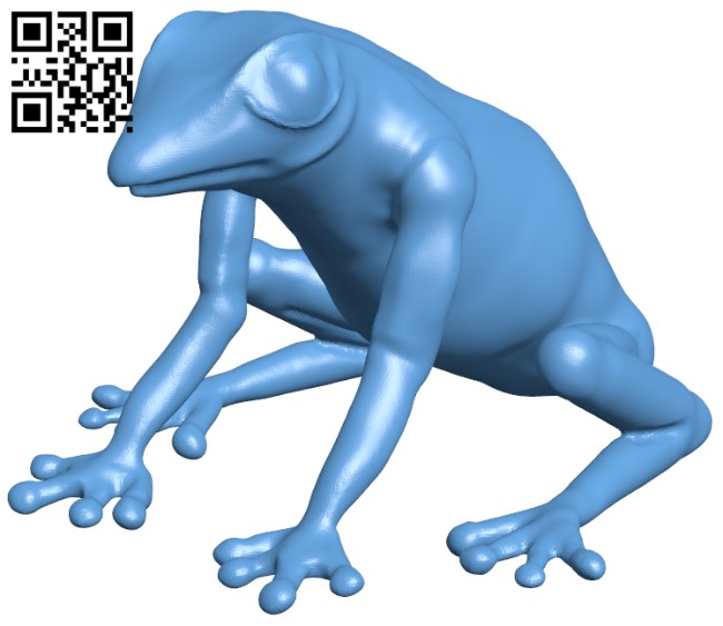 Frog H010911 file stl free download 3D Model for CNC and 3d printer