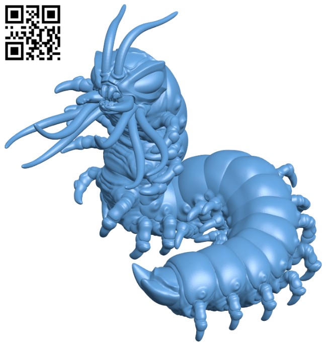 Giant Centipede H010861 file stl free download 3D Model for CNC and 3d printer