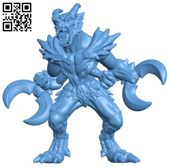 Glabrezu H010810 file stl free download 3D Model for CNC and 3d printer