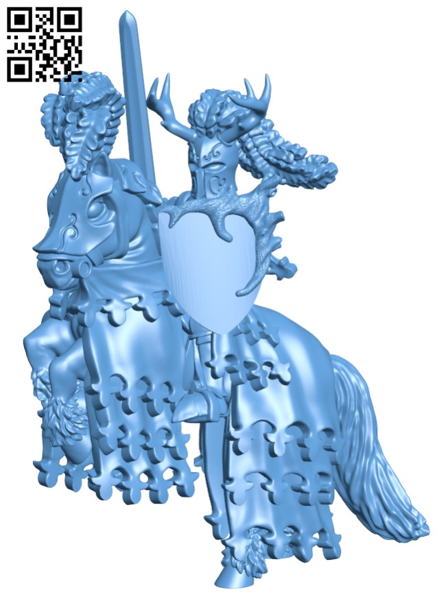 Green Knight H010681 file stl free download 3D Model for CNC and 3d printer