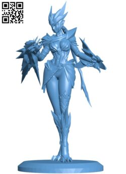 Ice Drake Shyvana – League of legends H010933 file stl free download 3D Model for CNC and 3d printer