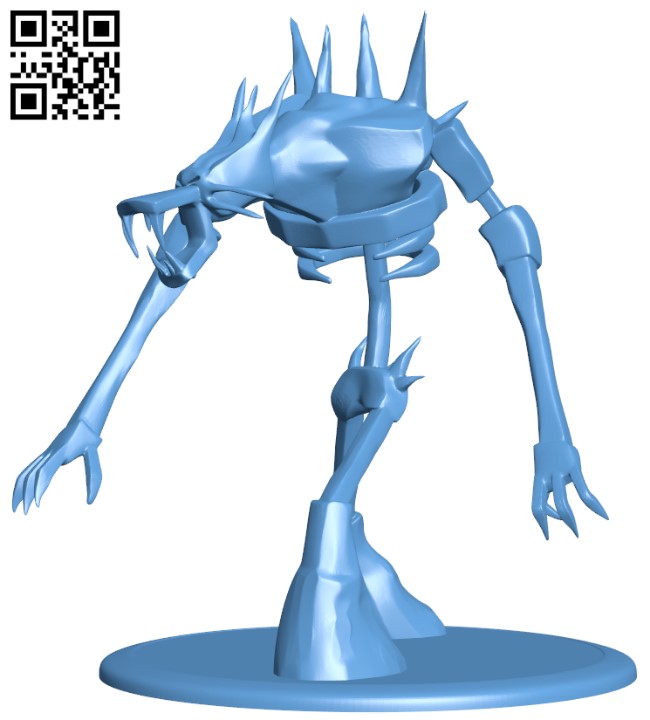 Ice Elemental - Hydros H010934 file stl free download 3D Model for CNC and 3d printer