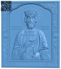 Icon of St.Vladimir T0003224 download free stl files 3d model for CNC wood carving