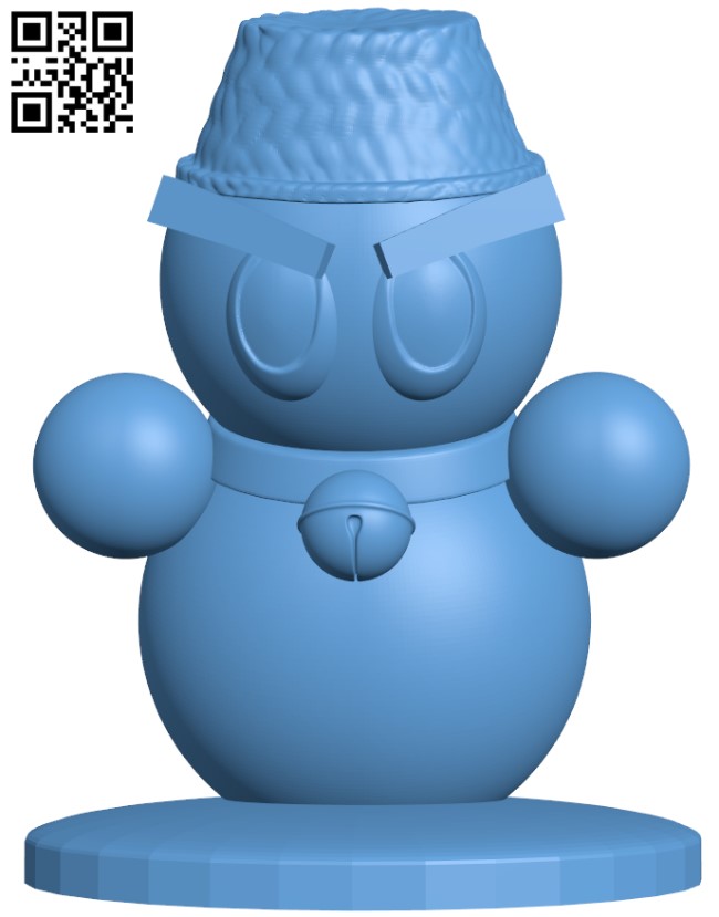 Kirby inspired - Chilly H010936 file stl free download 3D Model for CNC and 3d printer
