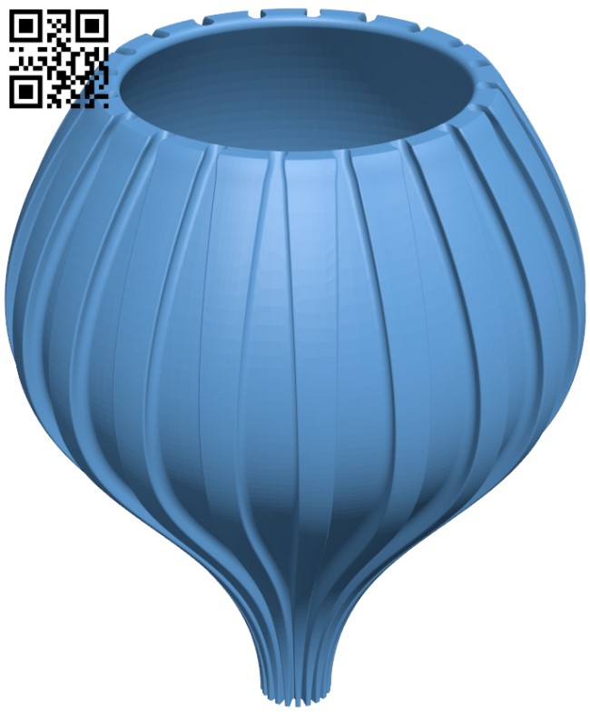 Lamp - Vase H010877 file stl free download 3D Model for CNC and 3d printer