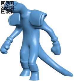Lemurian – Risk of Rain H010938 file stl free download 3D Model for CNC and 3d printer