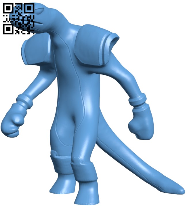 Lemurian - Risk of Rain H010938 file stl free download 3D Model for CNC and 3d printer