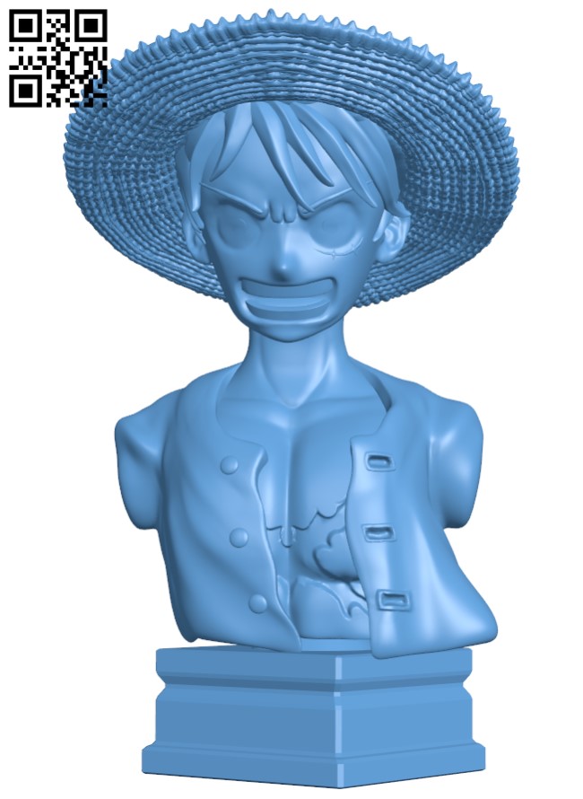 Luffy - One Piece H010670 file stl free download 3D Model for CNC and 3d printer