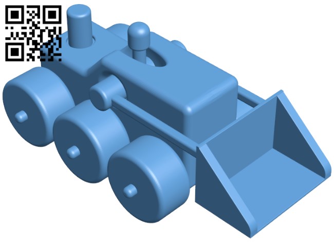 Mechanical toy shovel H010885 file stl free download 3D Model for CNC and 3d printer