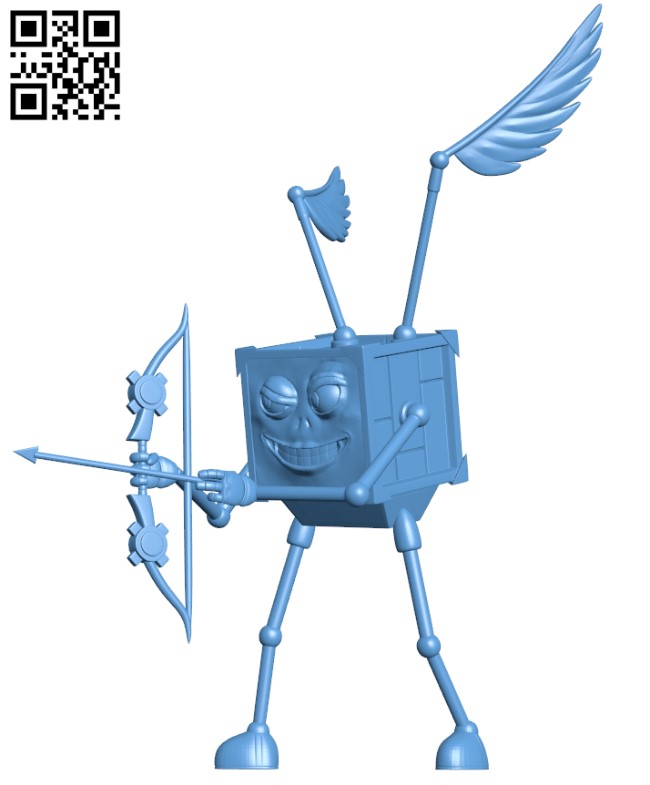 Modron - Quadrone - Geometric Warrior H010887 file stl free download 3D Model for CNC and 3d printer