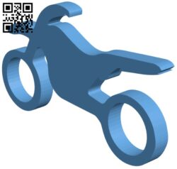 Motorbike Keychain H010772 file stl free download 3D Model for CNC and 3d printer