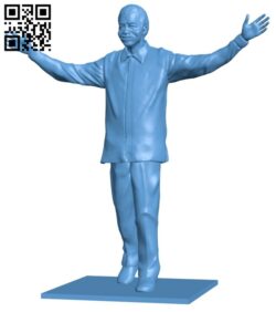 Nelson Mandela in Pretoria, South Africa H010776 file stl free download 3D Model for CNC and 3d printer