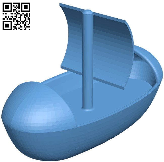 Old sailing boat H010713 file stl free download 3D Model for CNC and 3d printer