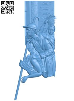 Painting of the birth of Jesus T0003162 download free stl files 3d model for CNC wood carving