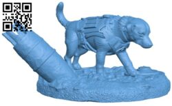 Patron Dog H010777 file stl free download 3D Model for CNC and 3d printer