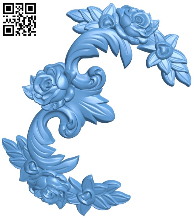 Pattern decor design T0003124 download free stl files 3d model for CNC wood carving