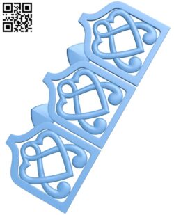 Pattern decor design T0003205 download free stl files 3d model for CNC wood carving