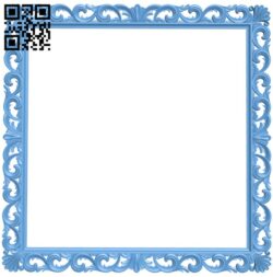 Picture frame or mirror T0002983 download free stl files 3d model for CNC wood carving