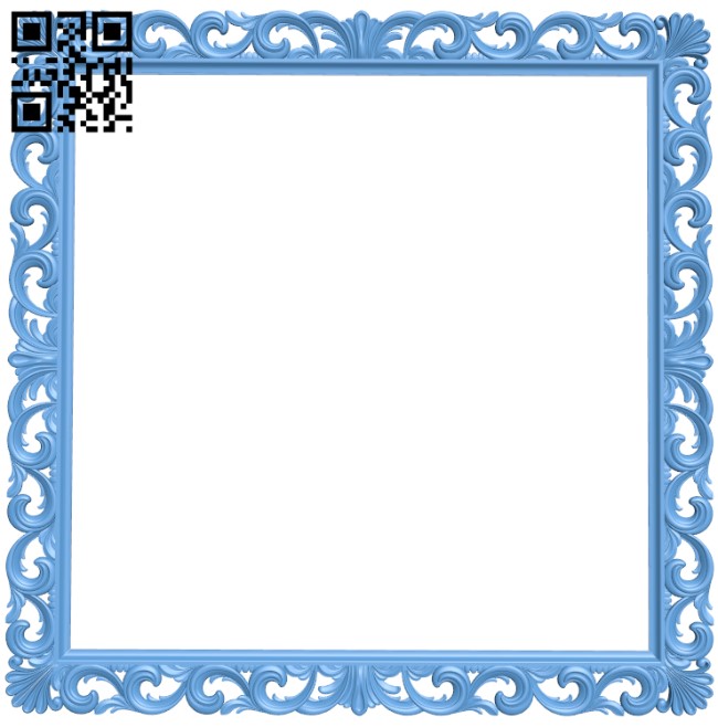 Picture frame or mirror T0002983 download free stl files 3d model for CNC wood carving