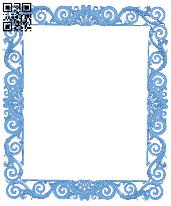 Picture frame or mirror T0003001 download free stl files 3d model for CNC wood carving