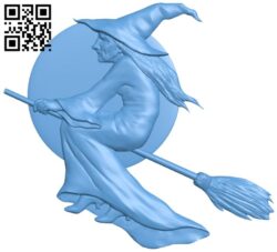 Picture of witch T0002986 download free stl files 3d model for CNC wood carving
