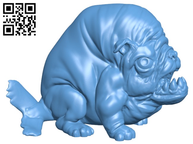 Piranha Dog H010779 file stl free download 3D Model for CNC and 3d printer