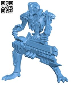 Robot Legion Warrior H010832 file stl free download 3D Model for CNC and 3d printer