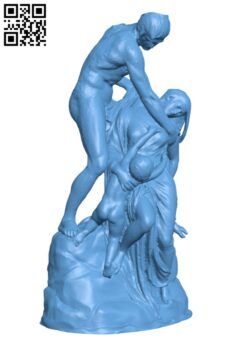 Scene of the deluge H010784 file stl free download 3D Model for CNC and 3d printer