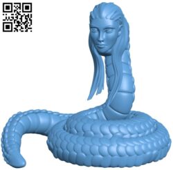 Snake head H010736 file stl free download 3D Model for CNC and 3d printer