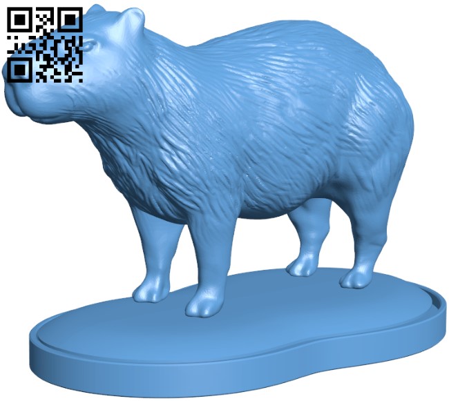 Split Capybara H010740 file stl free download 3D Model for CNC and 3d printer