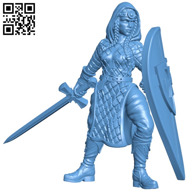 Temple woman - Fantasy women H010849 file stl free download 3D Model for CNC and 3d printer